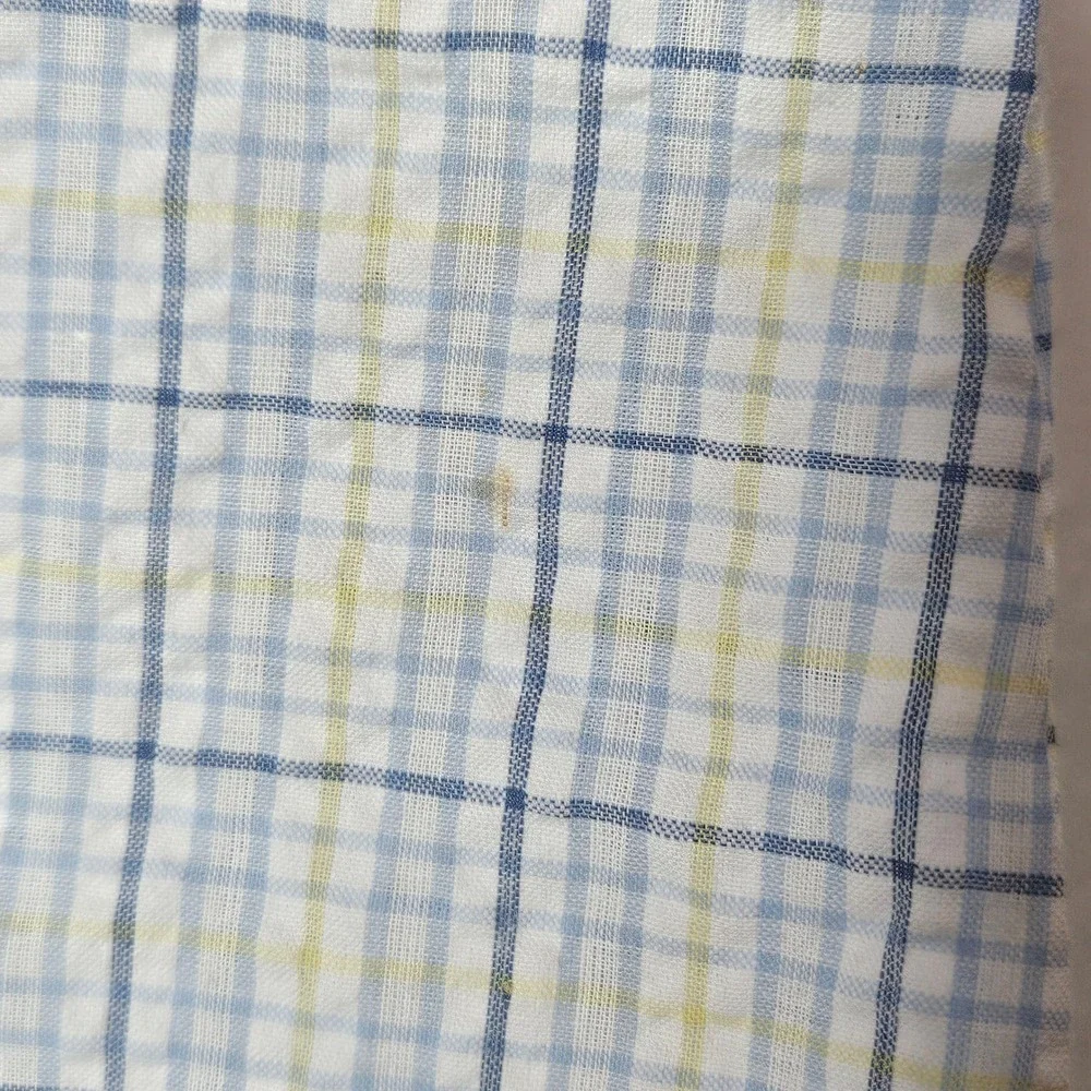 Simply‎ Smock Baby Blue Yellow Plaid Duckling Hand Smocked Romper Sunsuit Kids